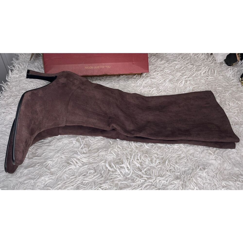 TORGEIS Donatella Chocolate Boots 8.5 NEW - Picture 5 of 9